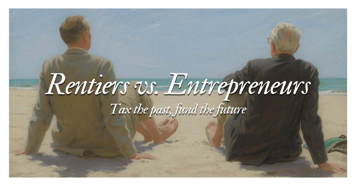 Tax the past, fund the future